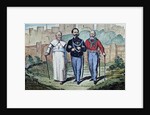 The Perfect Trinity: Pope Pius IX, Victor Emmanuel II and Garibaldi, 1870 by Italian School