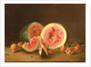 Still Life with Watermelon, 1865 by William Wheeler