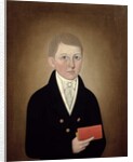 Boy Holding a Book, c.1810 by John Brewster