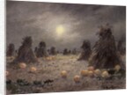 Autumn Harvest by Moonlight by Charles Russell Loomis