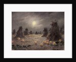 Autumn Harvest by Moonlight by Charles Russell Loomis