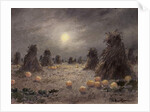 Autumn Harvest by Moonlight by Charles Russell Loomis