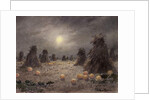 Autumn Harvest by Moonlight by Charles Russell Loomis