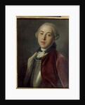 Portrait of Count Alexander Mihailovich Galitzine, 18th century by Pietro Antonio Rotari