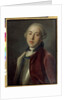 Portrait of Count Alexander Mihailovich Galitzine, 18th century by Pietro Antonio Rotari