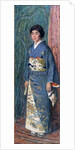 Portrait of a Japanese woman in a kimono, or Madame Kuroki, 1922 by Edmond-Francois Aman-Jean