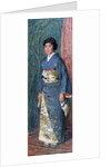 Portrait of a Japanese woman in a kimono, or Madame Kuroki, 1922 by Edmond-Francois Aman-Jean