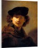 Self portrait with velvet cap, 1634 by Rembrandt Harmensz. van Rijn