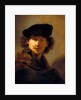 Self portrait with velvet cap, 1634 by Rembrandt Harmensz. van Rijn