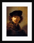 Self portrait with velvet cap, 1634 by Rembrandt Harmensz. van Rijn