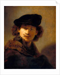 Self portrait with velvet cap, 1634 by Rembrandt Harmensz. van Rijn