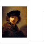 Self portrait with velvet cap, 1634 by Rembrandt Harmensz. van Rijn