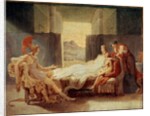 Sketch for Aeneas Telling Dido the Misfortunes of Troy, before 1813 by Baron Pierre-Narcisse Guerin