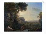 Landscape with Narcissus and Echo, 1644 by Claude Lorrain (1600-82)