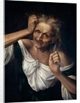 Old Woman Tearing at her Hair, 1525-30 by Quentin Massys or Matsys
