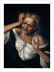 Old Woman Tearing at her Hair, 1525-30 by Quentin Massys or Matsys