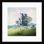 The Castle in Teplitz by Caspar David Friedrich