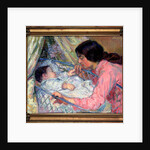 At The Cradle, late 19th - early 20th century by Nikolai Alexandrovich Tarkhoff