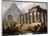 Pyramids and Temple, 1780 by Hubert Robert