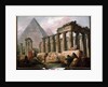 Pyramids and Temple, 1780 by Hubert Robert