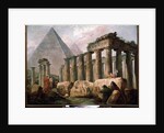 Pyramids and Temple, 1780 by Hubert Robert