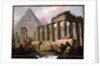 Pyramids and Temple, 1780 by Hubert Robert