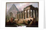 Pyramids and Temple, 1780 by Hubert Robert
