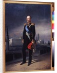 Portrait of Emperor Nicholas I, 1856 by Yegor Bottman