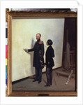Tsar and Artist. Emperor Nicholas I in the artist's atelier, 1883 by Bogdan Willewalde