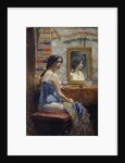 Lady at a Mirror, c.1890 by Ivan Pavlovich Pokhitonov