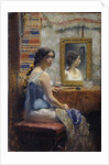 Lady at a Mirror, c.1890 by Ivan Pavlovich Pokhitonov