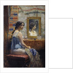 Lady at a Mirror, c.1890 by Ivan Pavlovich Pokhitonov
