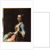 The Embroideress, 18th century by Pietro Antonio Rotari