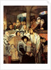 Jews praying in the Synagogue on Yom Kippur, 19th century by Maurycy Gottlieb