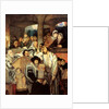 Jews praying in the Synagogue on Yom Kippur, 19th century by Maurycy Gottlieb