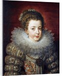 Portrait of Elisabeth of France, Queen consort of Spain par Frans Pourbus the Younger by Frans II Pourbus