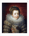 Portrait of Elisabeth of France, Queen consort of Spain par Frans Pourbus the Younger by Frans II Pourbus
