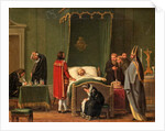 Sten Sture by the Deathbed of King Charles VIII of Sweden by Pehr Hillestrom