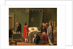 Sten Sture by the Deathbed of King Charles VIII of Sweden by Pehr Hillestrom