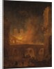 The Fire of Hotel-Dieu in Paris, by Robert, Hubert, 1772 by Hubert Robert