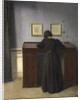 Ida Standing at a Desk, 1900 by Vilhelm Hammershoi