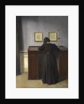 Ida Standing at a Desk, 1900 by Vilhelm Hammershoi