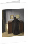 Ida Standing at a Desk, 1900 by Vilhelm Hammershoi