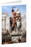The Sack of Rome by Visigoths in 410, 1890 by Joseph-Noel Sylvestre
