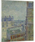 View of Paris from Theo's apartment in the rue Lepic, 1887 by Vincent van Gogh