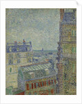 View of Paris from Theo's apartment in the rue Lepic, 1887 by Vincent van Gogh