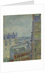 View of Paris from Theo's apartment in the rue Lepic, 1887 by Vincent van Gogh