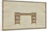 Design of a desk, c.1800 by Charles Percier