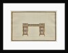 Design of a desk, c.1800 by Charles Percier