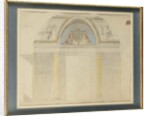 Study for the decoration of the throne at the Palais des Tuileries, 1806 by Charles Percier